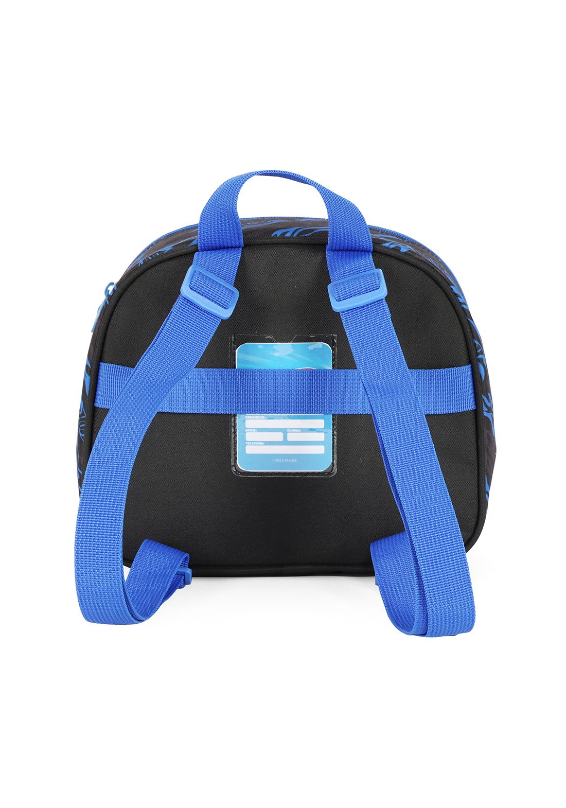 Lancheira Infantil Hotwheels Preta e Azul