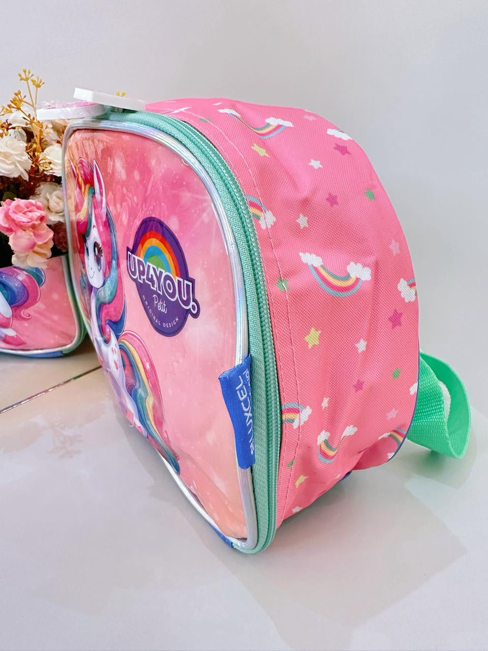 Lancheira Infantil Unicórnio Colorida Up4you Luxo