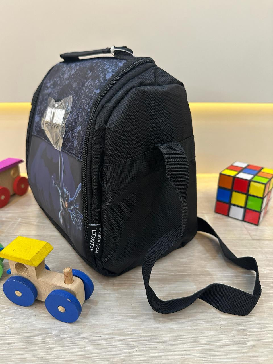 Lancheira Infantil do Batman Preta e Azul