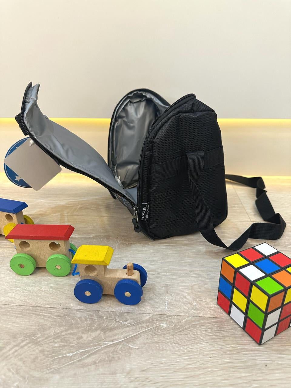 Lancheira Infantil do Batman Preta e Azul