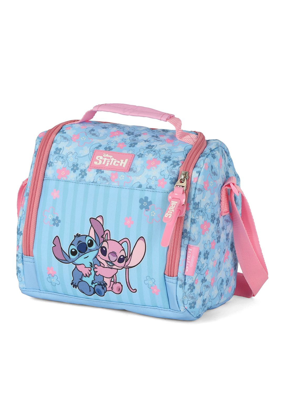 Lancheira Infantil do Lilo Stitch e Angel Rosa