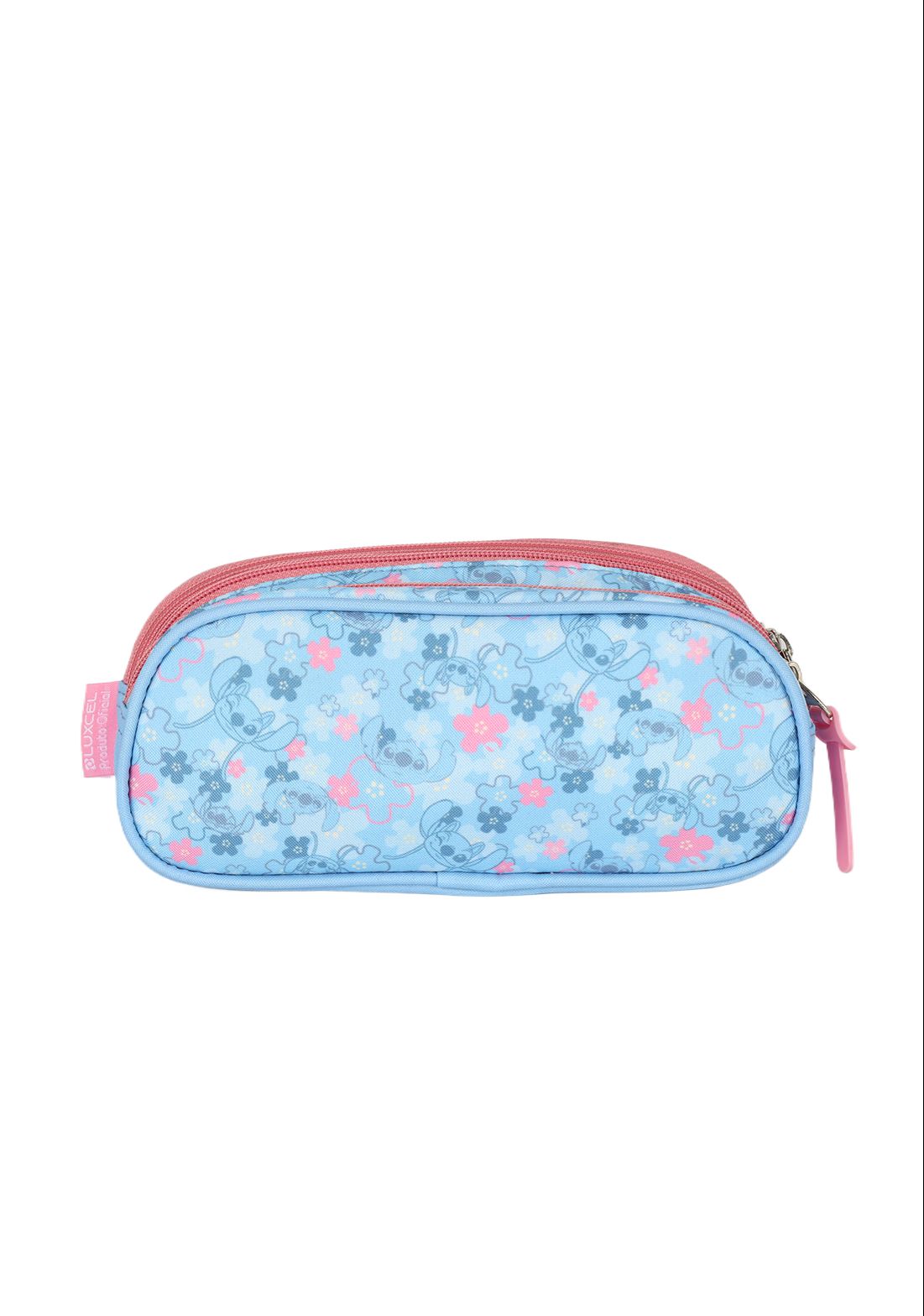 Estojo Infantil do Lilo Stitch e Angel Rosa