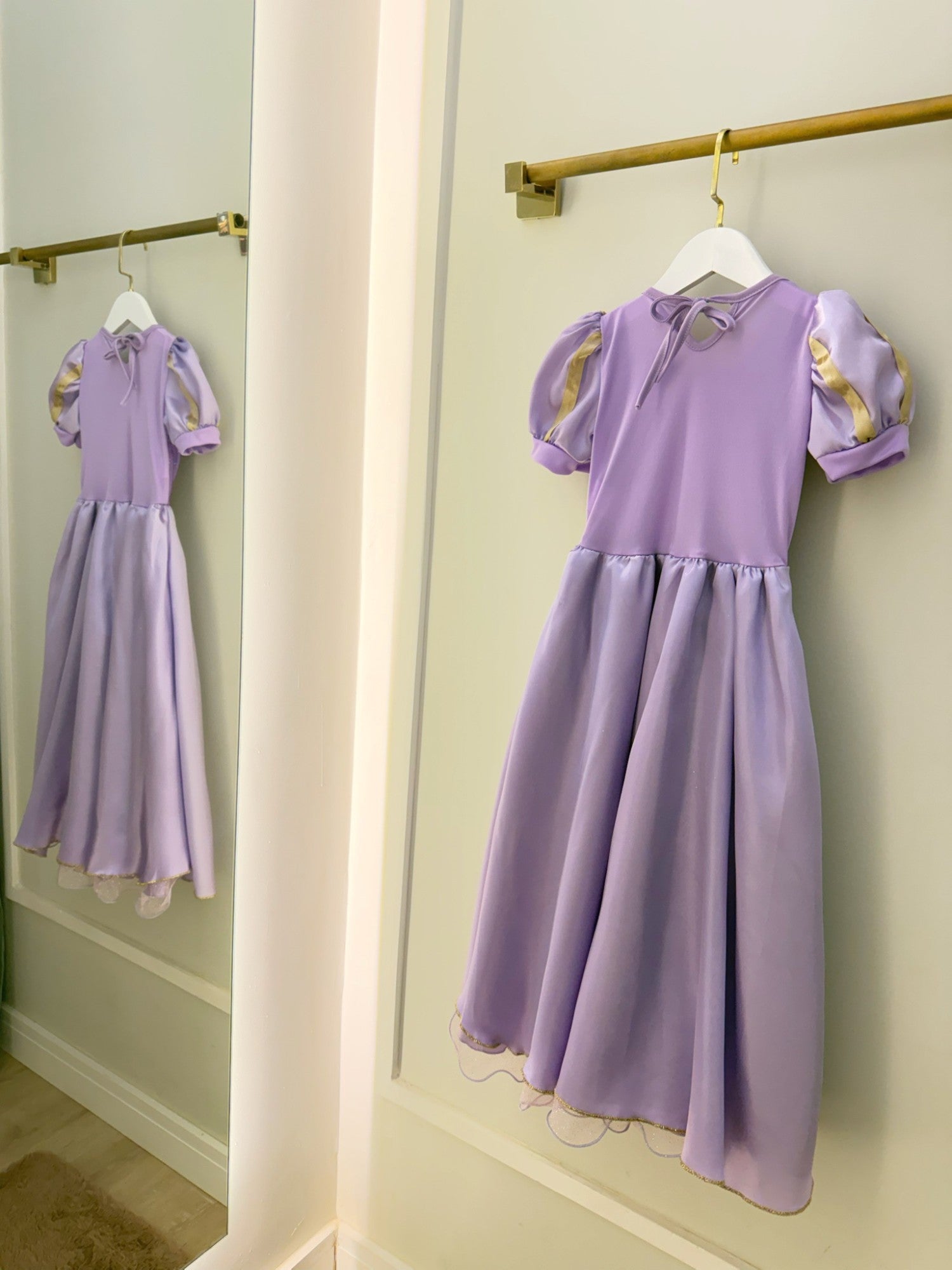 Fantasia Infantil Princesa Rapunzel Festas