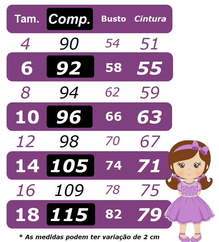 Vestido Infantil Longo Damas de Honra Rose C/ Pérolas