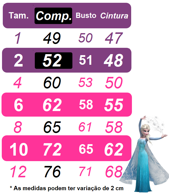 Vestido Infantil Frozen Princesas C/ Capa e Cinto de Pérolas