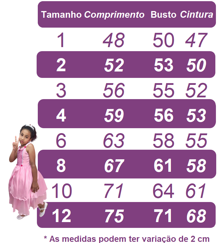 Vestido Infantil Rosa Claro Com Apliques de Flores Daminha
