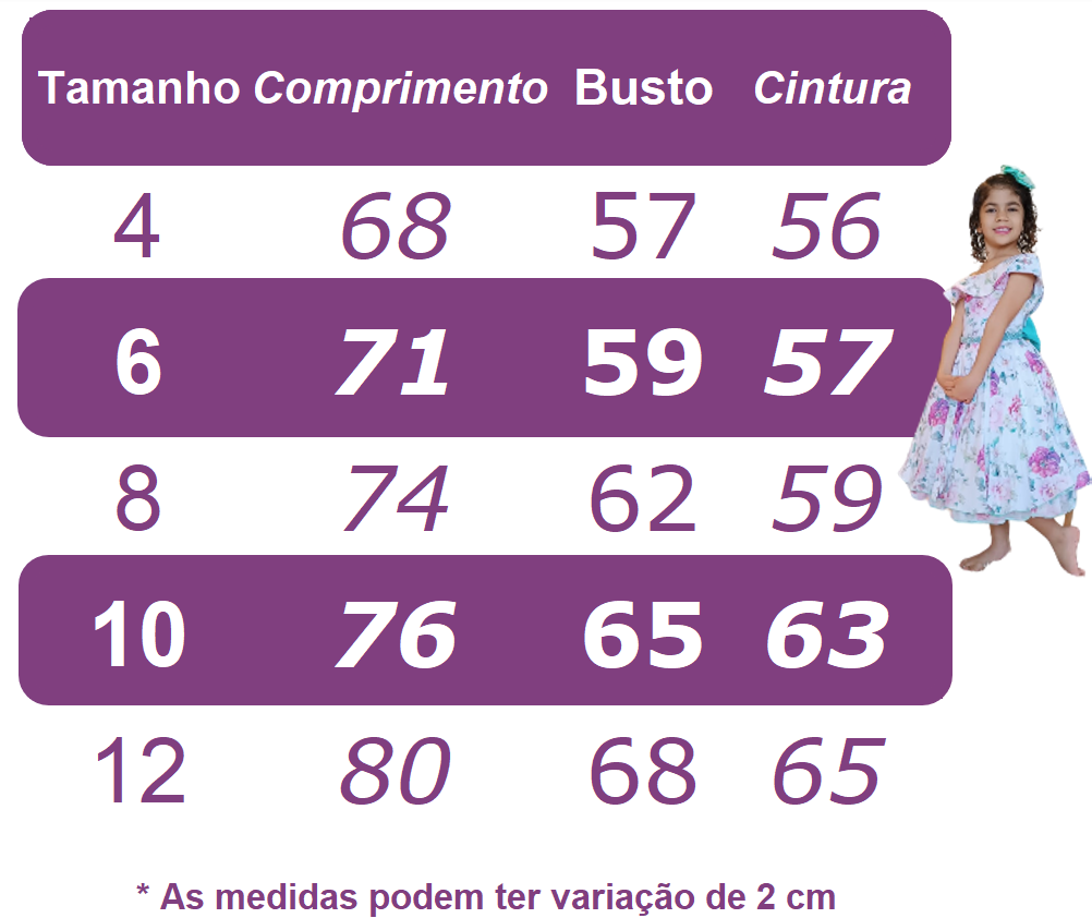 Vestido Infantil Azul Florido Pérolas e Strass Luxo