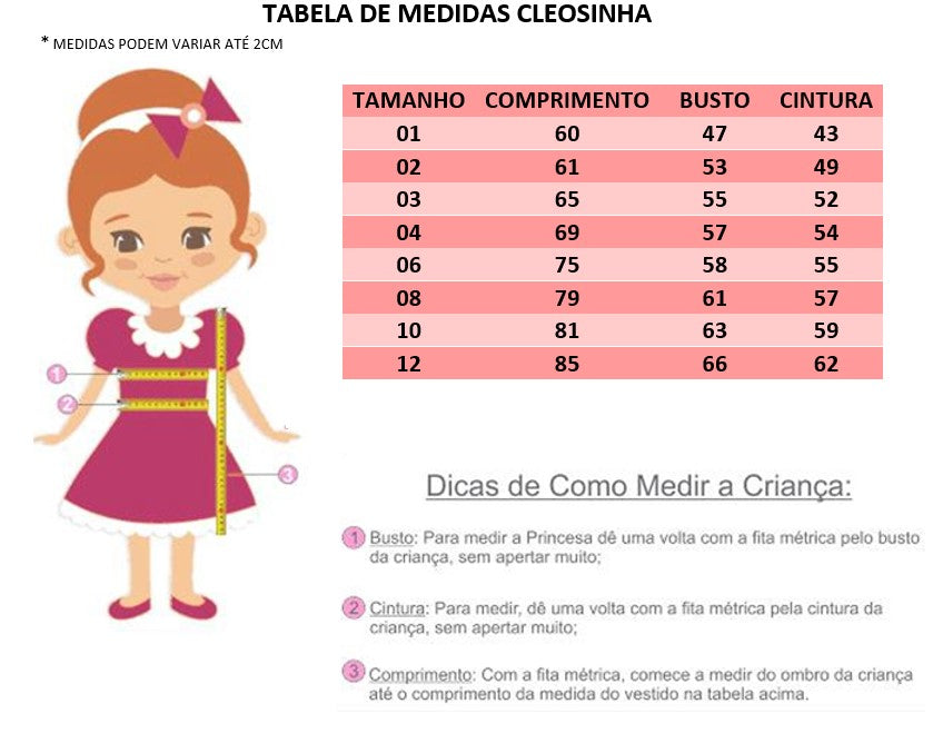 Vestido Infantil Pink C/ Renda Realeza e Cinto de Pérolas