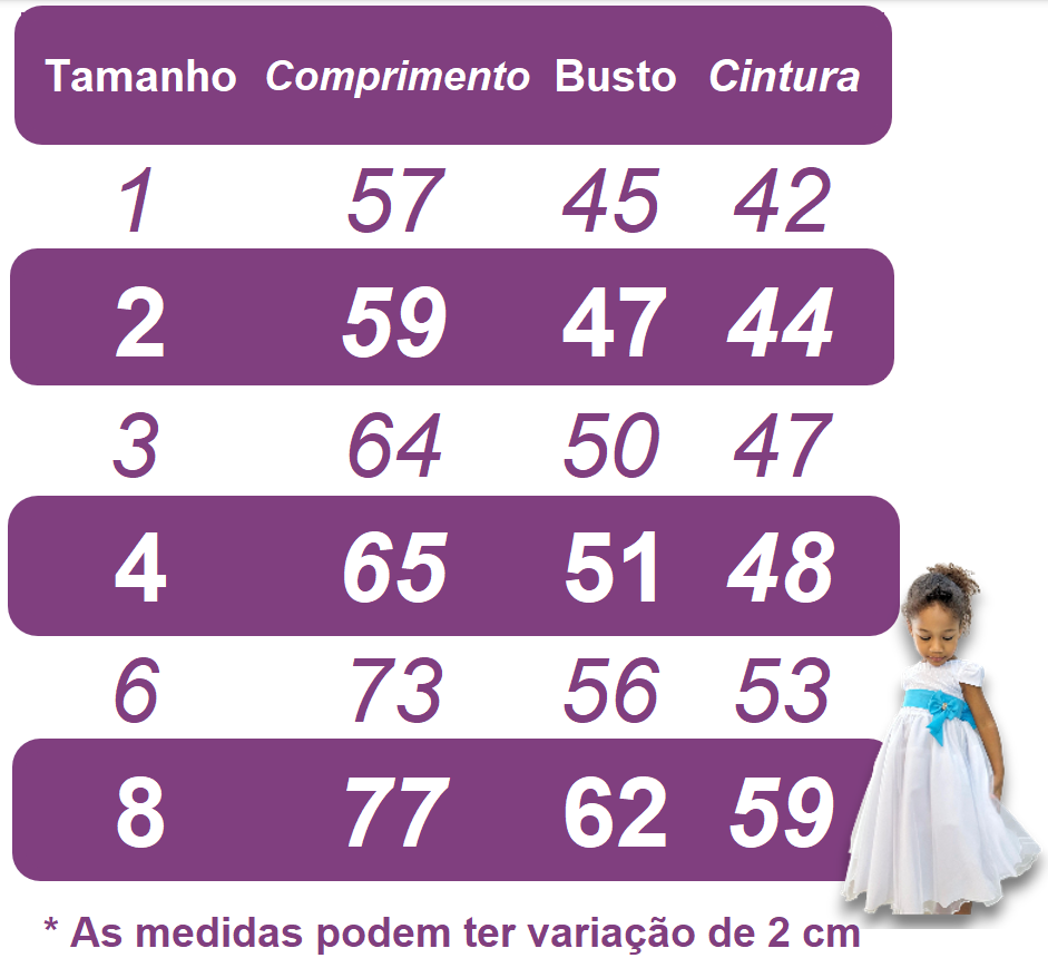 Vestido Infantil Azul Bebê C/ Cinto de Pérolas e Busto Damas