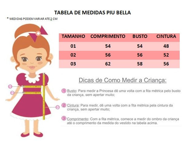 Vestido Infantil Azul Floristas Rosas e Ramos Luxo Princesas