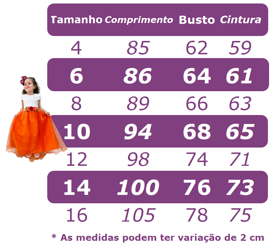 Vestido Infantil Marsala Busto C/ Renda Damas Longo Luxo