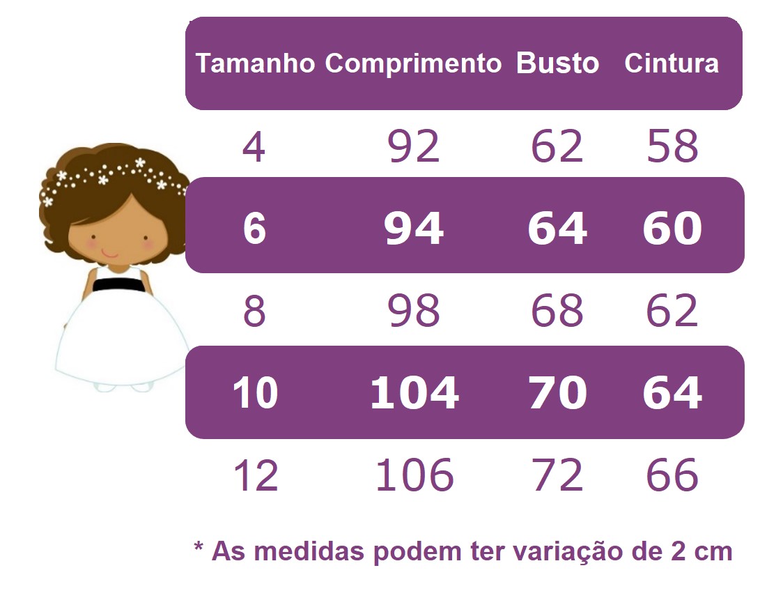 Vestido Infantil Branco Com Busto Nervura e Pérolas Damas