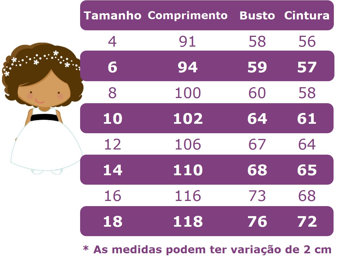 Vestido Infantil Rose C/ Aplique Flores e Renda Luxo Damas
