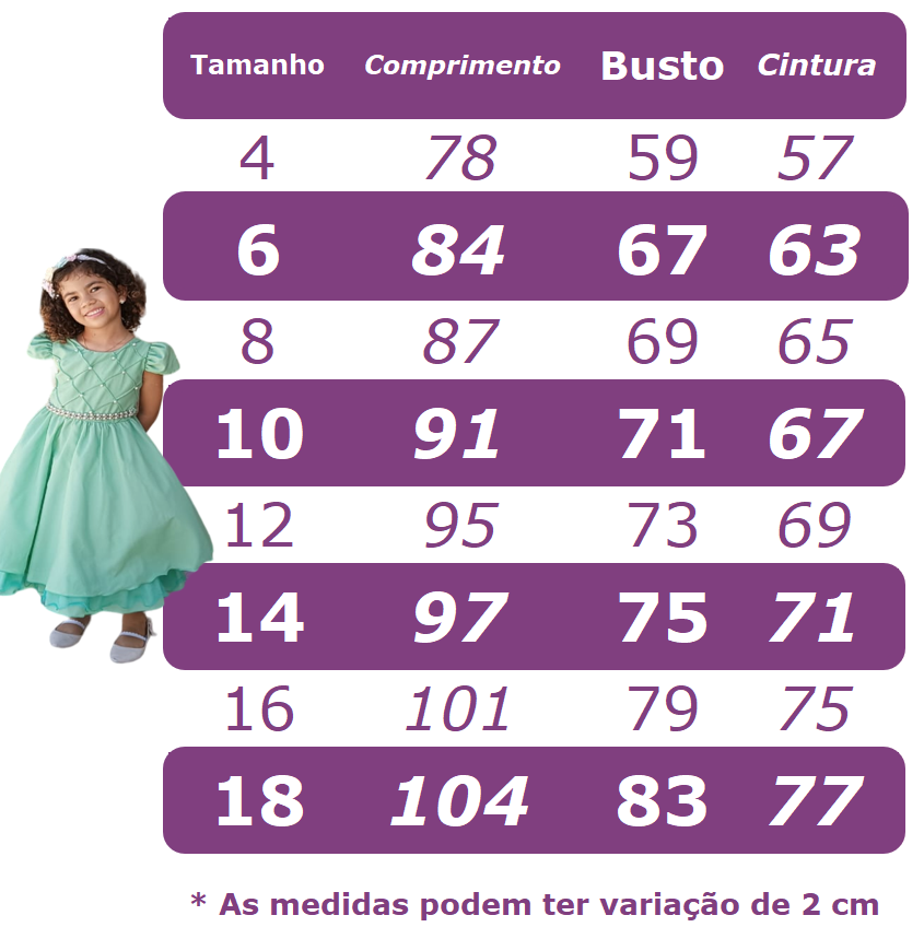 Vestido Infantil Verde C/ Renda e Cinto de Pérolas Damas Luxo