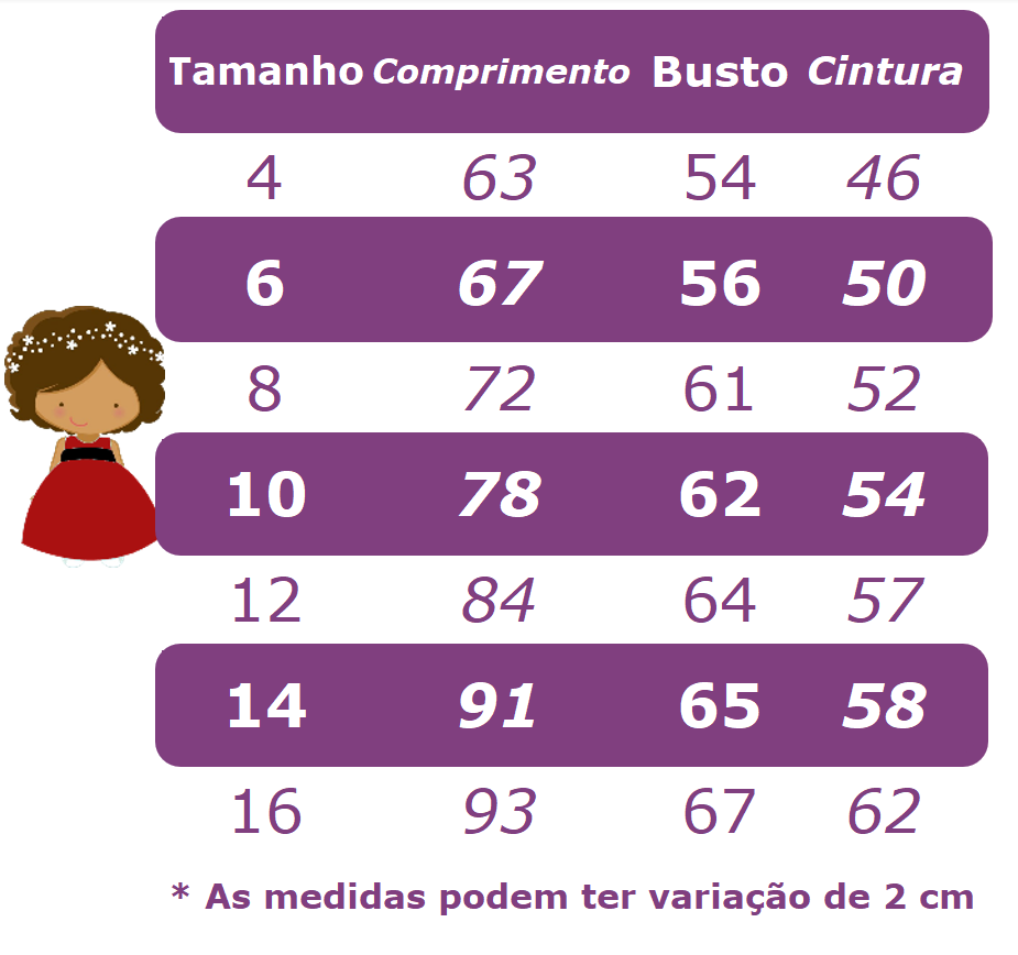 Vestido Infantil Vermelho C/ Cinto de Pérolas