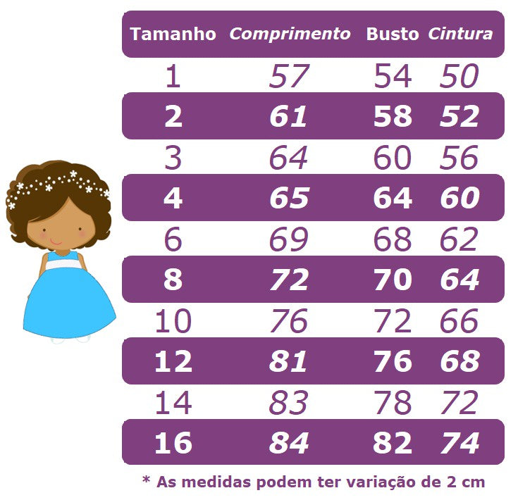 Vestido Infantil Azul Tiffany Florido Daminhas C/ Pérolas