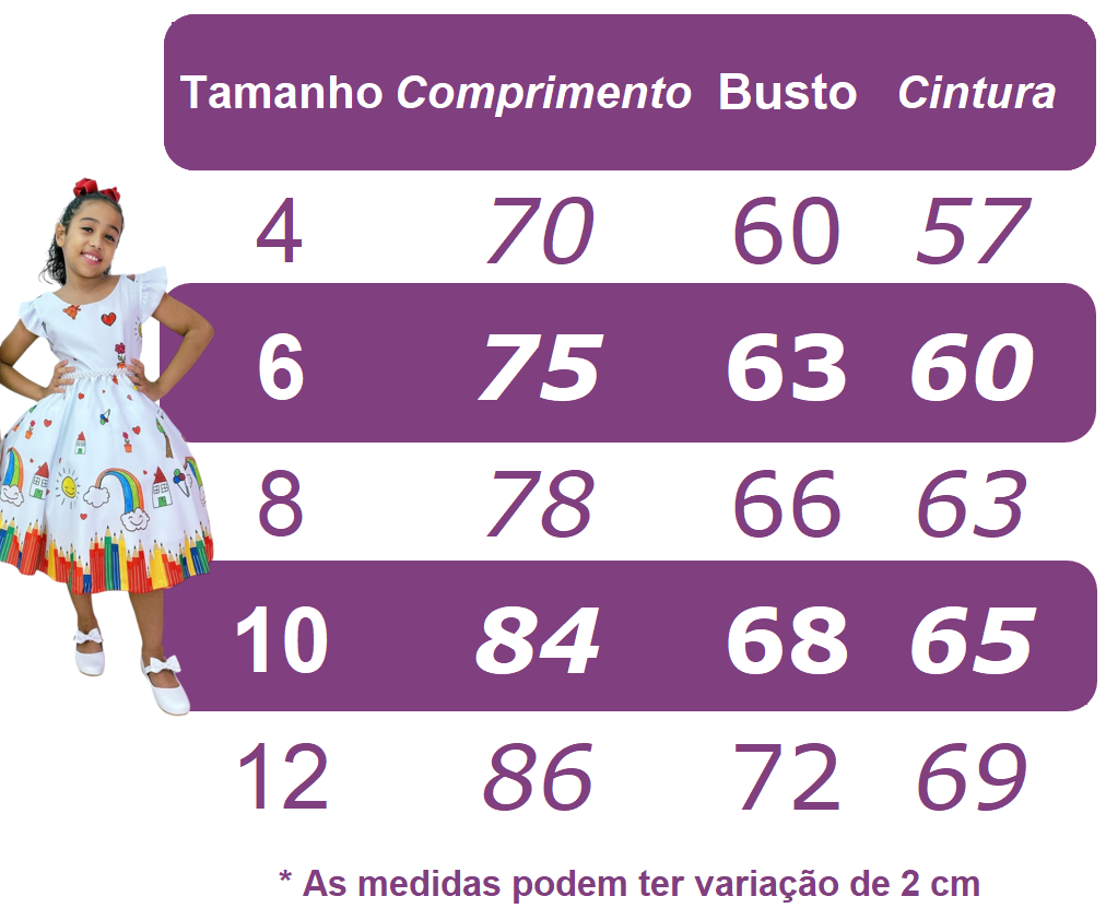 Vestido Infantil Branco Aquarela Luxo Festas