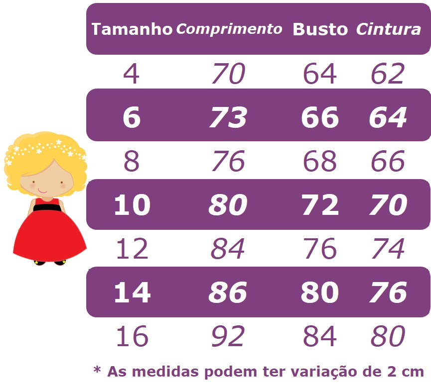 Vestido Infantil Lilás Busto C/ Apliques de Flores Renda