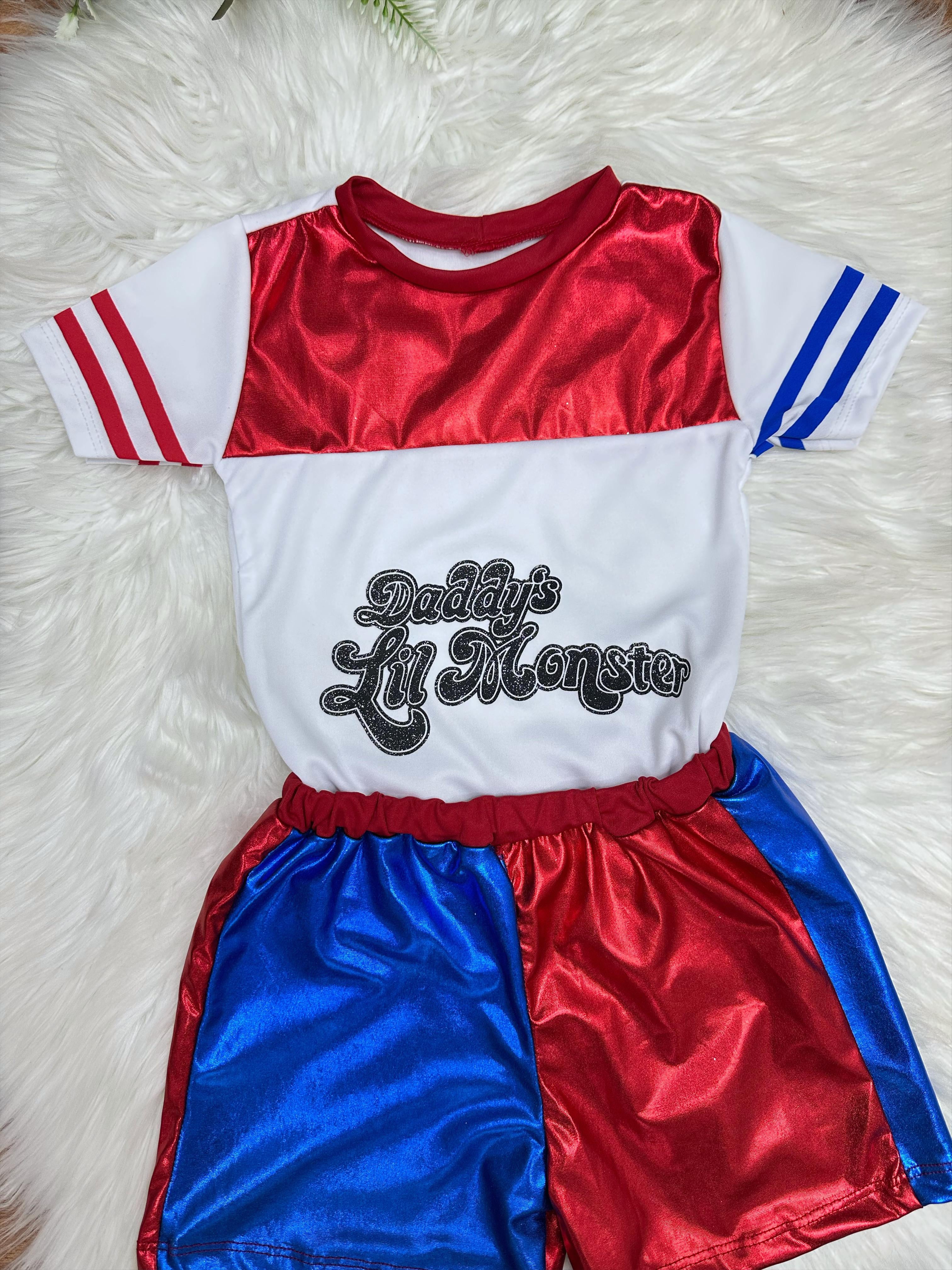 Fantasia Infantil Arlequina Super Brilho Festas