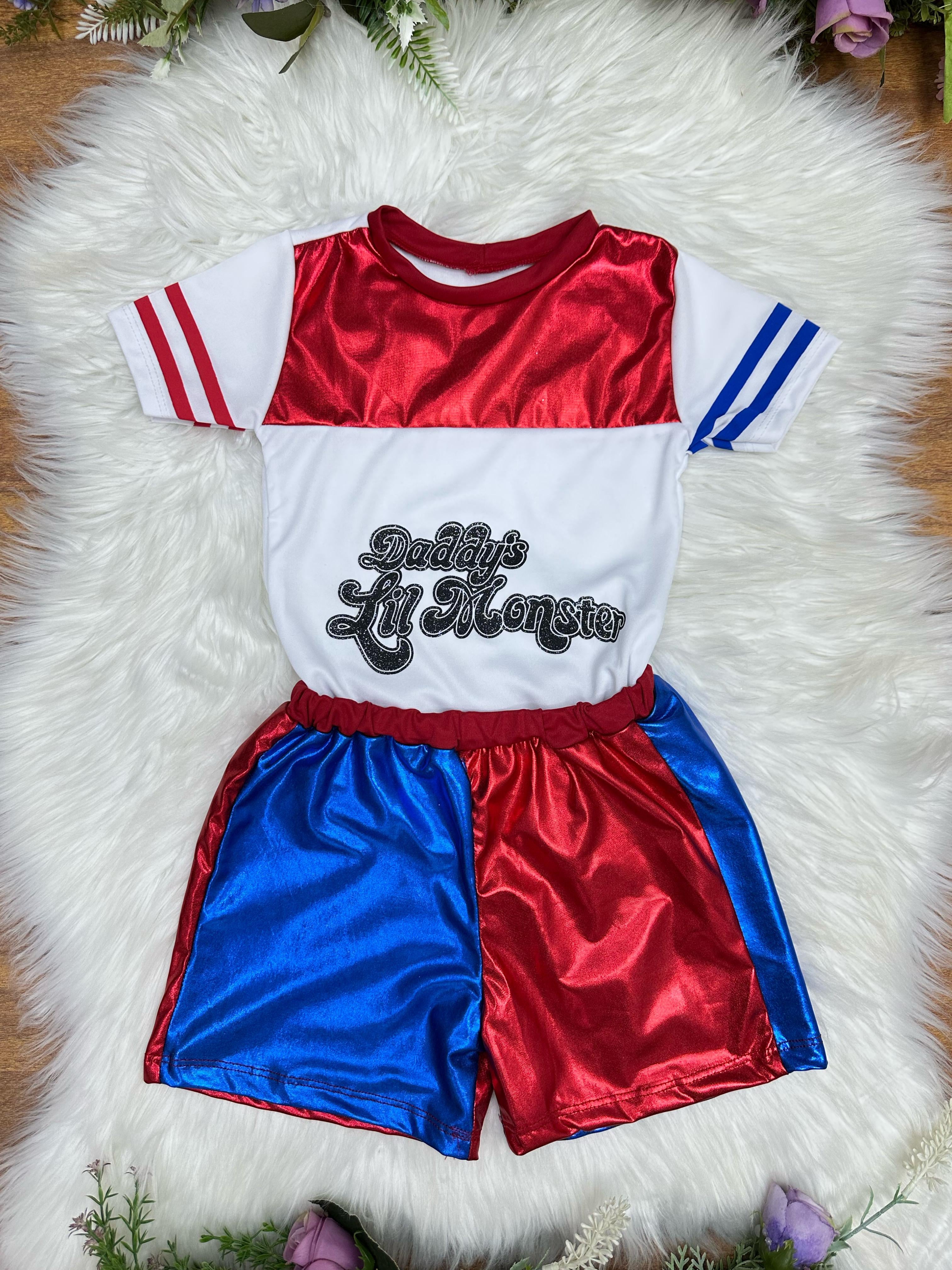 Fantasia Infantil Arlequina Super Brilho Festas