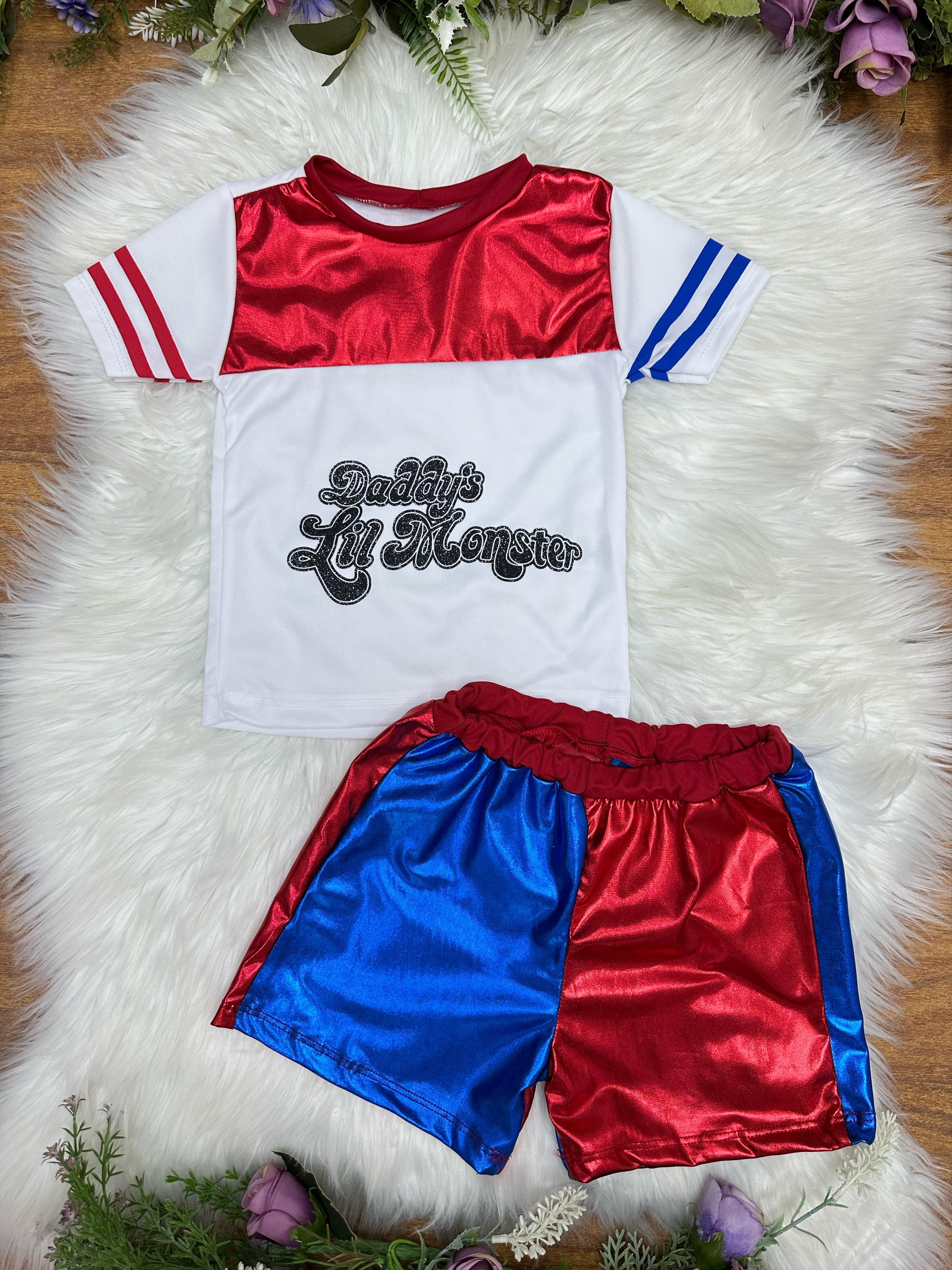 Fantasia Infantil Arlequina Super Brilho Festas