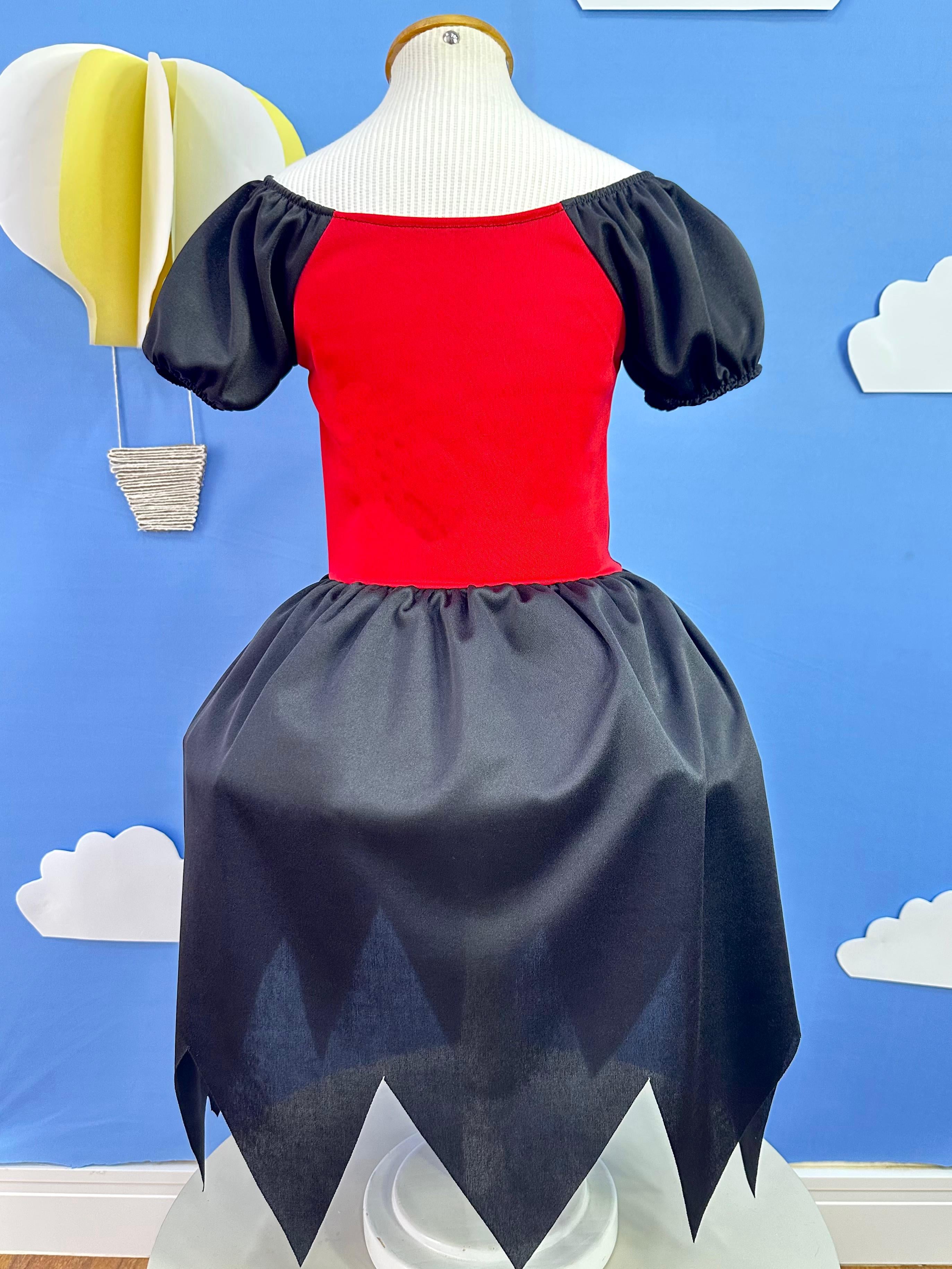 Fantasia Infantil Capitã Pirata Acompanha o Lenço de Cabelo Festas