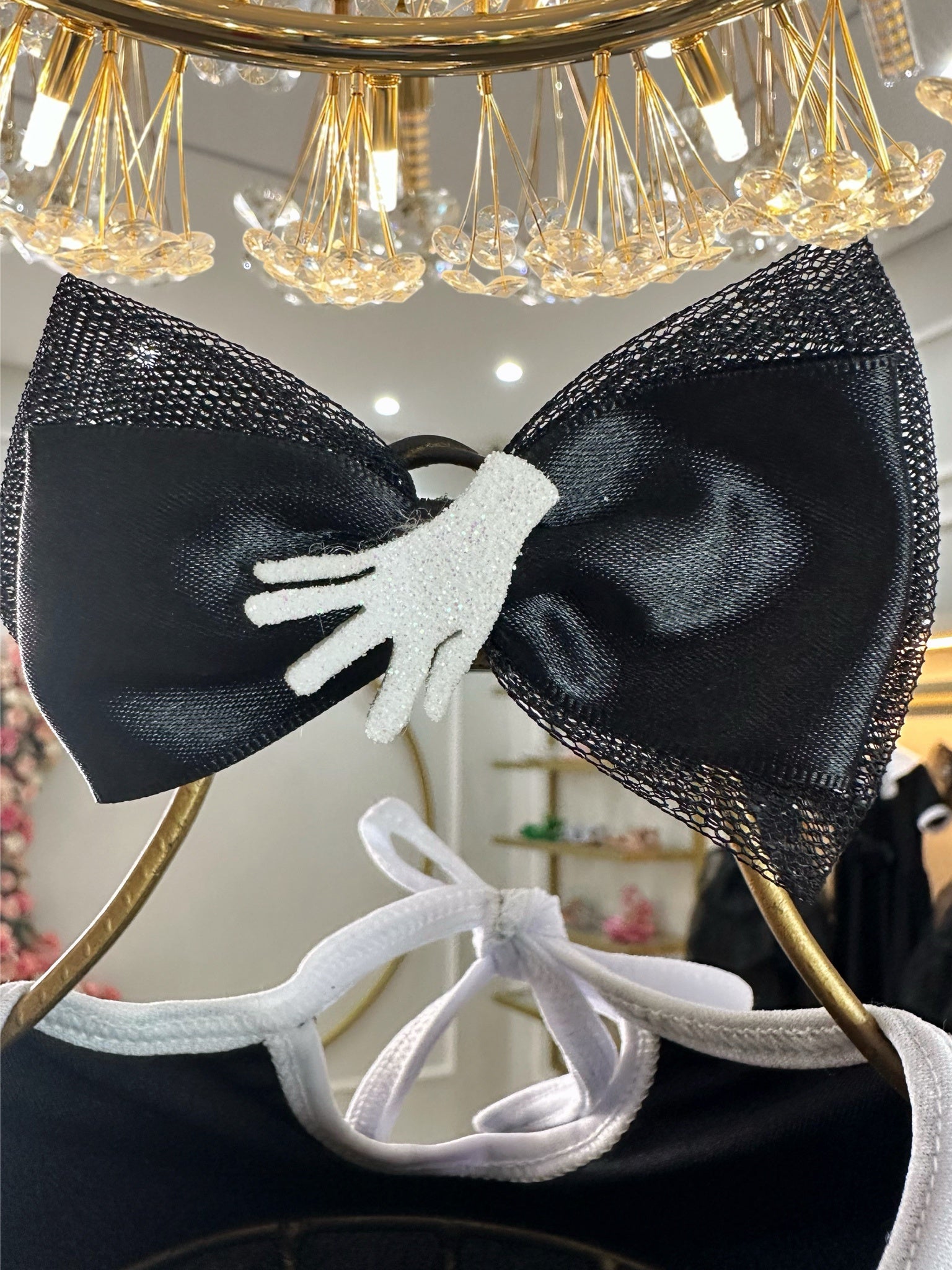 Fantasia Infantil da Wandinha Com Laço Festas