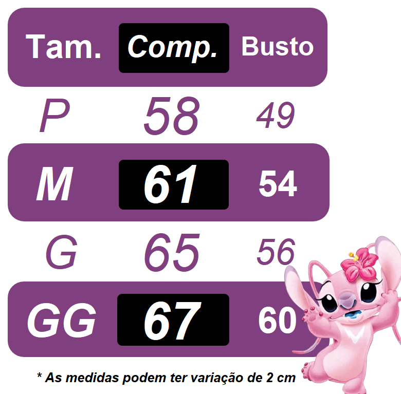 Fantasia Infantil Temática da Angel Stitch Lilo Pink C/ Máscara