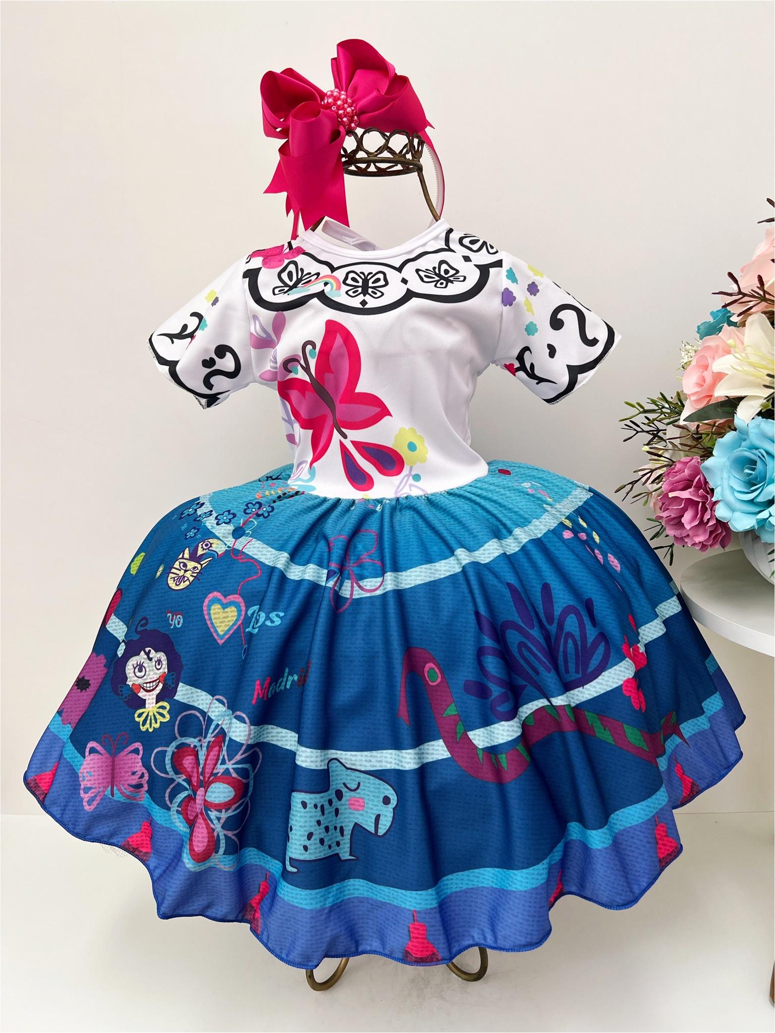 Fantasia Vestido Infantil Mirabel Encanto