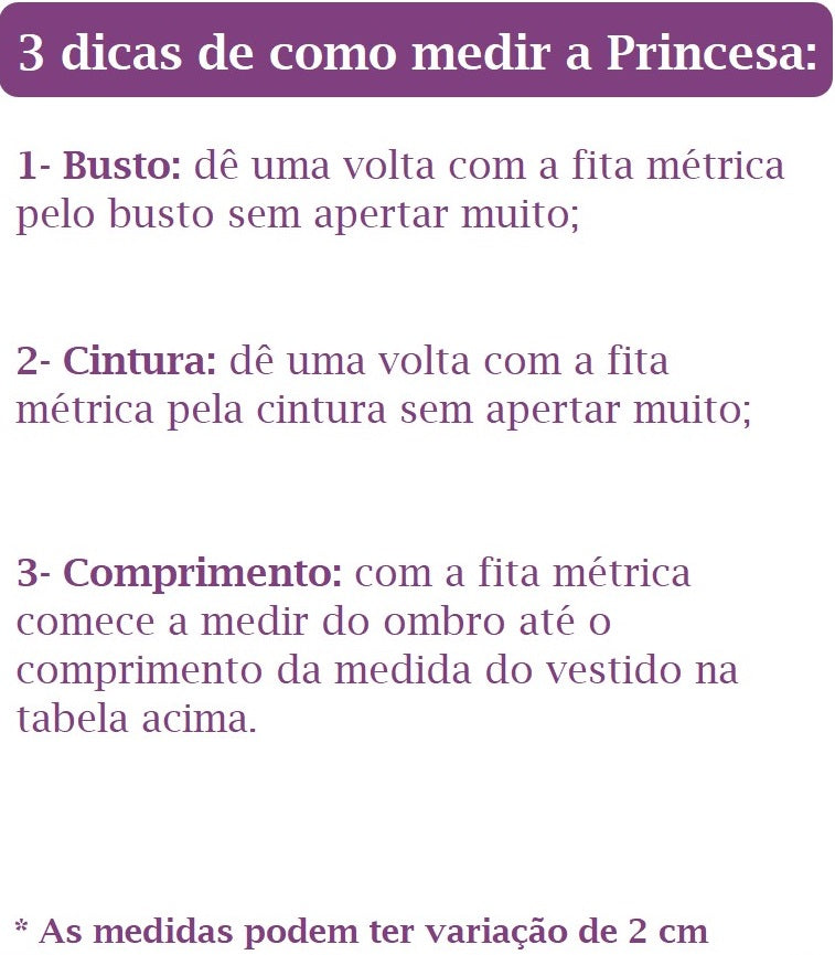 Kit Princesa Fantasia Infantil Aurora Com Luva e Tiara Festa