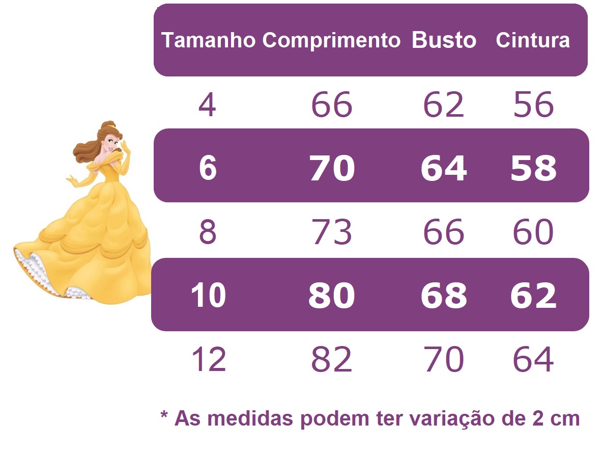 Vestido Infantil Bela e a Fera C/ Renda Aplique e Pérolas