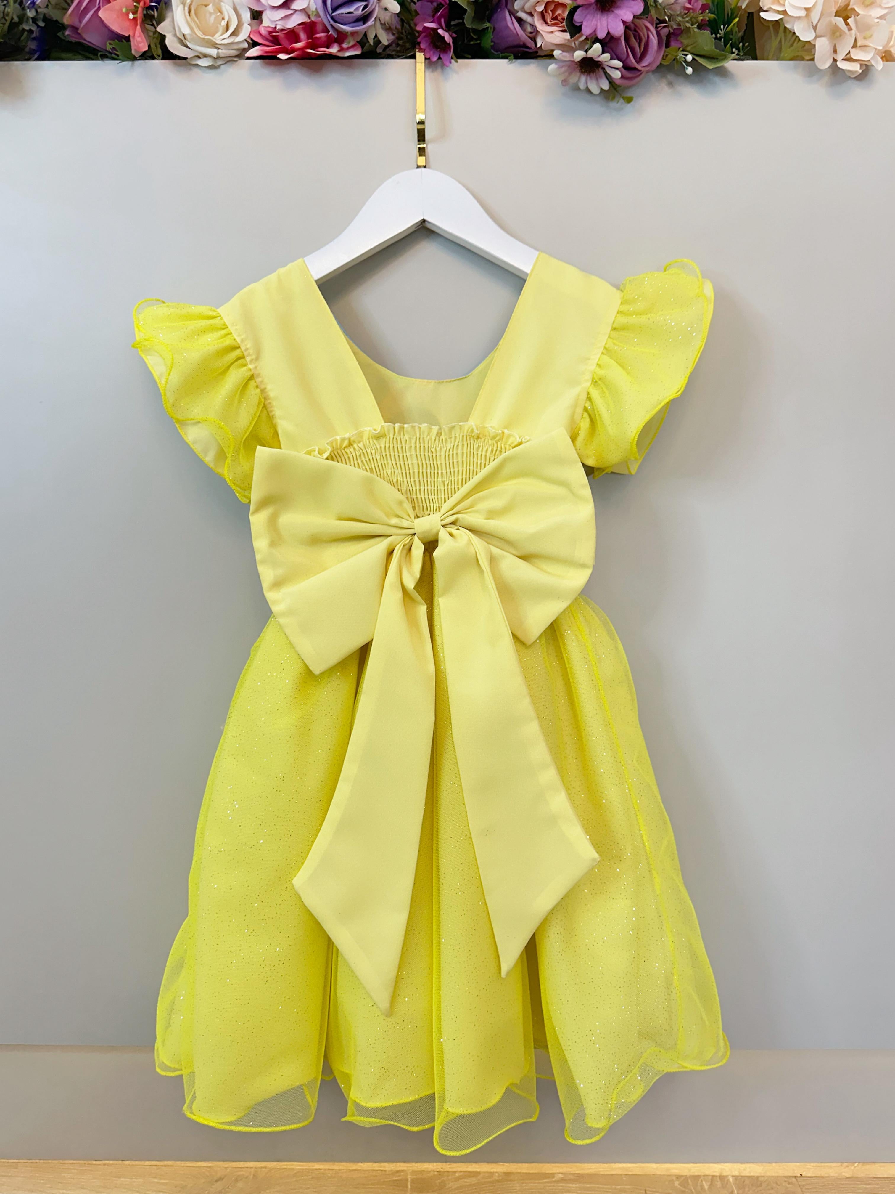 Vestido Infantil Branca de Neve e os 7 anões Colorido Festas