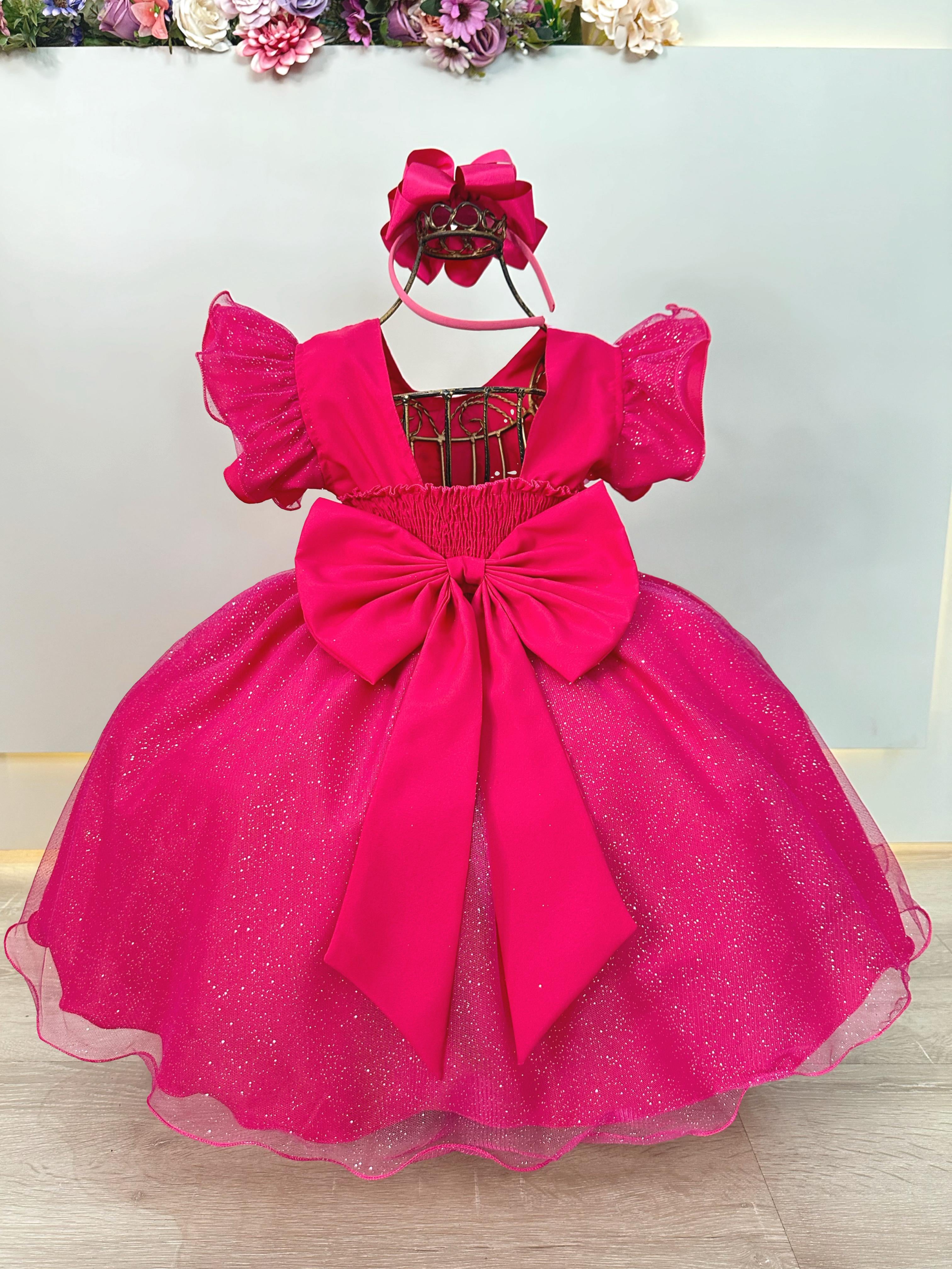 Vestido Infantil Patrulha Canina Sky Pink Festas