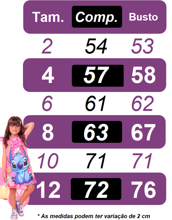 Vestido Infantil Rosa Lilo e Stitch Luxo Festas